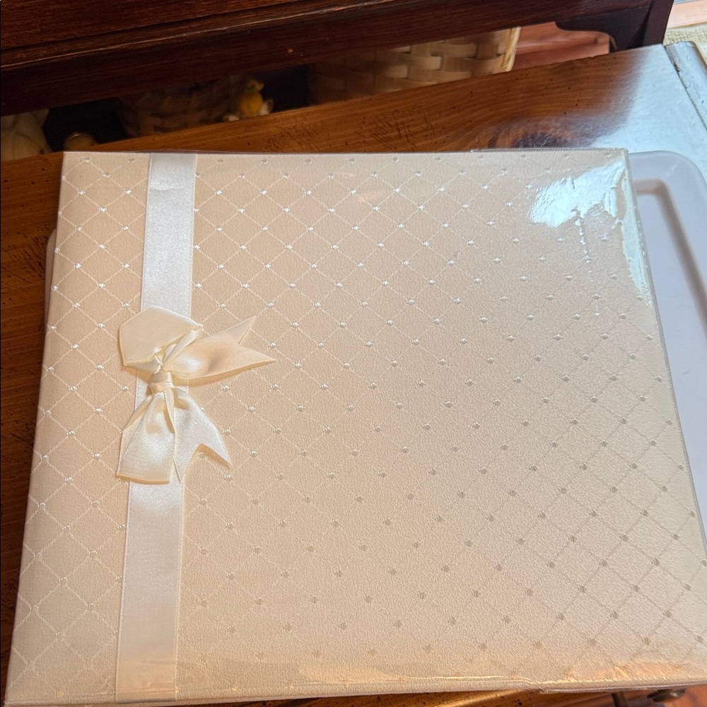 12 by 12 Elegant Cream Memory Album
